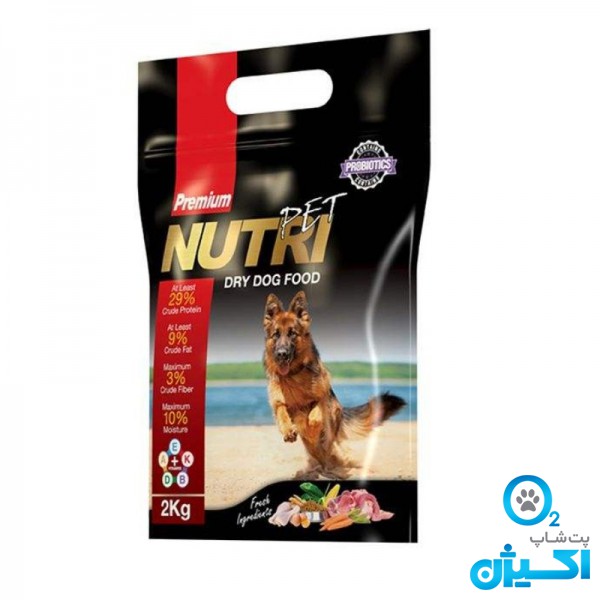غذای خشک سگ‌ نوتری با ۲۹% پروتئین‌  ۲ کیلو گرمی
